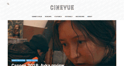 Desktop Screenshot of cine-vue.com